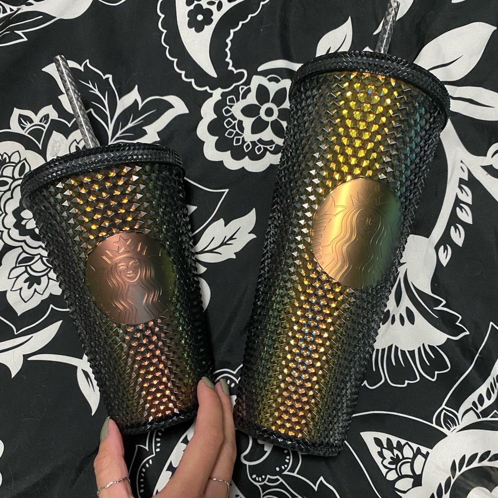 STARBUCKS limited edition fall studded tumbler set